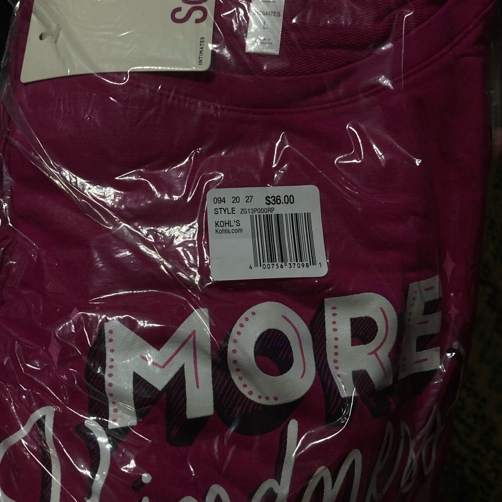Kohl's Pink Jersey Pullover